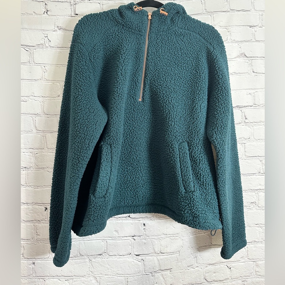 Quarter Zip Teddy Pullover